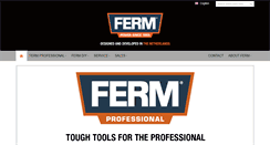 Desktop Screenshot of ferm.com