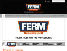Tablet Screenshot of ferm.com